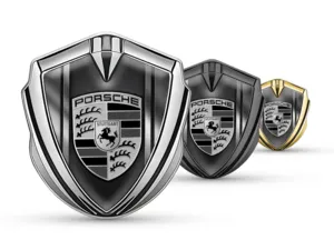Porsche Emblemi Metal Custom Look Moderno High-End